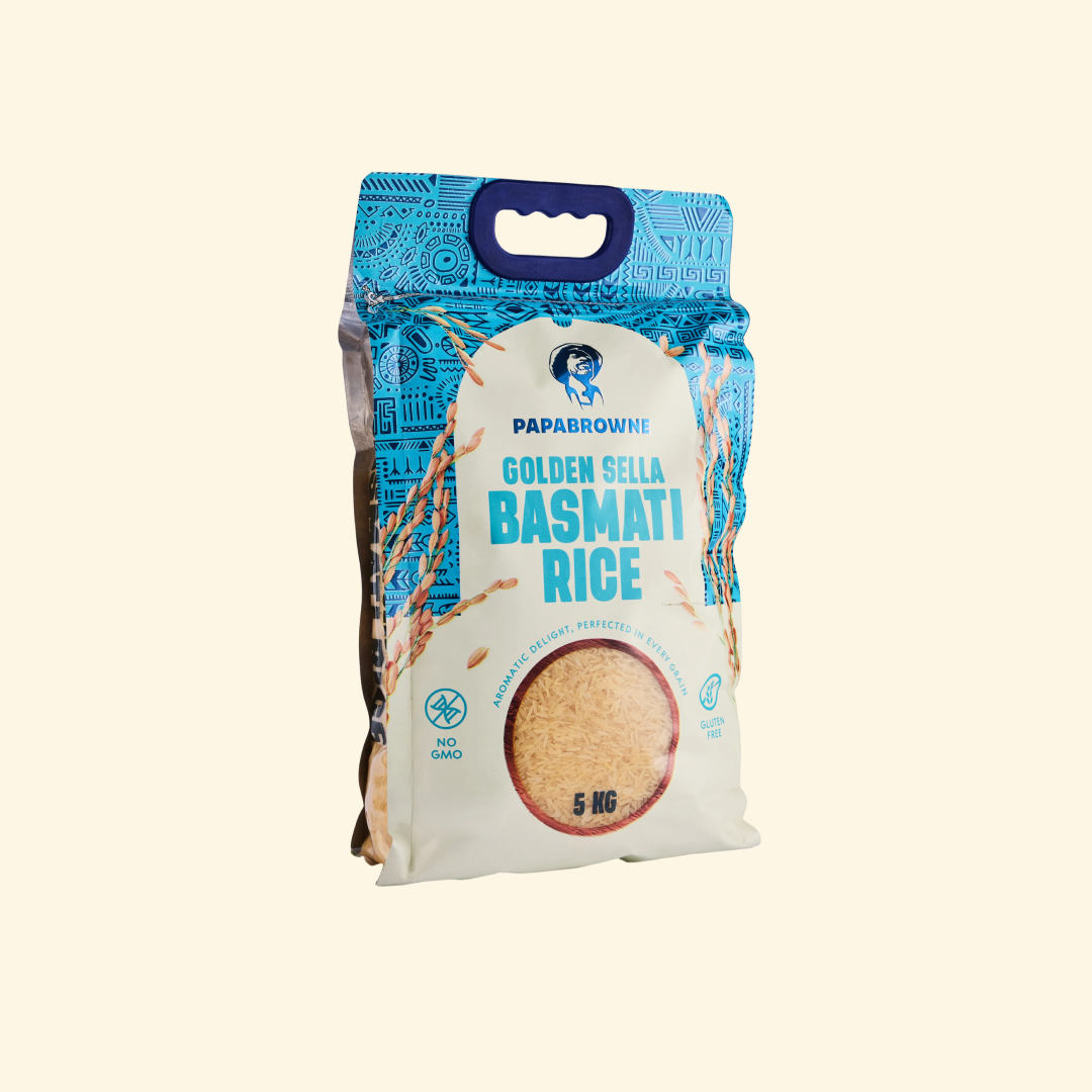 Papabrowne Golden Sella Basmati Rice